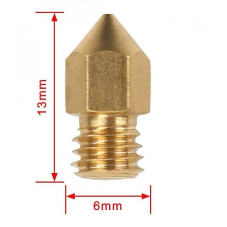 Дюзи М6, дюзи за принтер, дюзи за 3д принтер