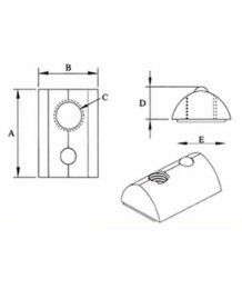 Т слот гайки, крепежи за cnc машини, крепежни елементи