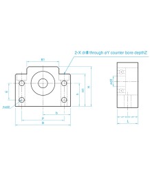 Лагерна опора BF 20 - плаващо захващане, Лагерна опора