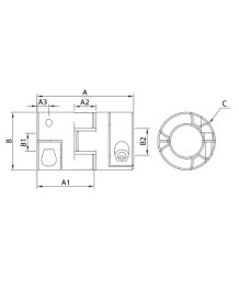 Еластомерен съединител JM, Съединители 3 JAW