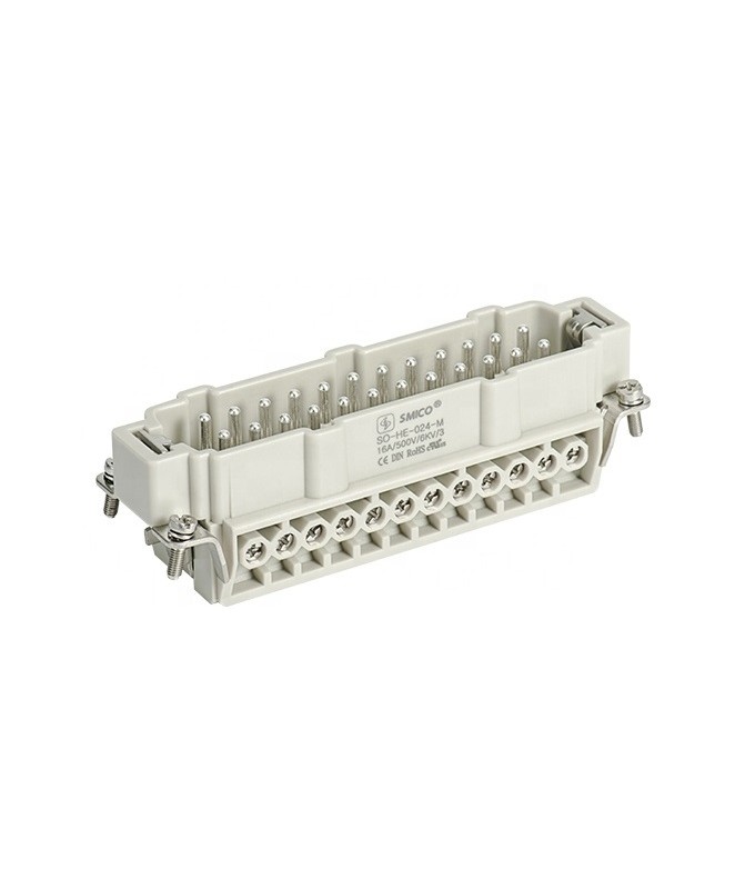 Мъжка клема за индустриални конектори с 24 пина