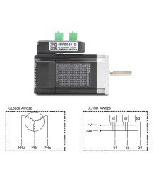 Интегриран серво мотор Nema 23 с драйвер – версия V6